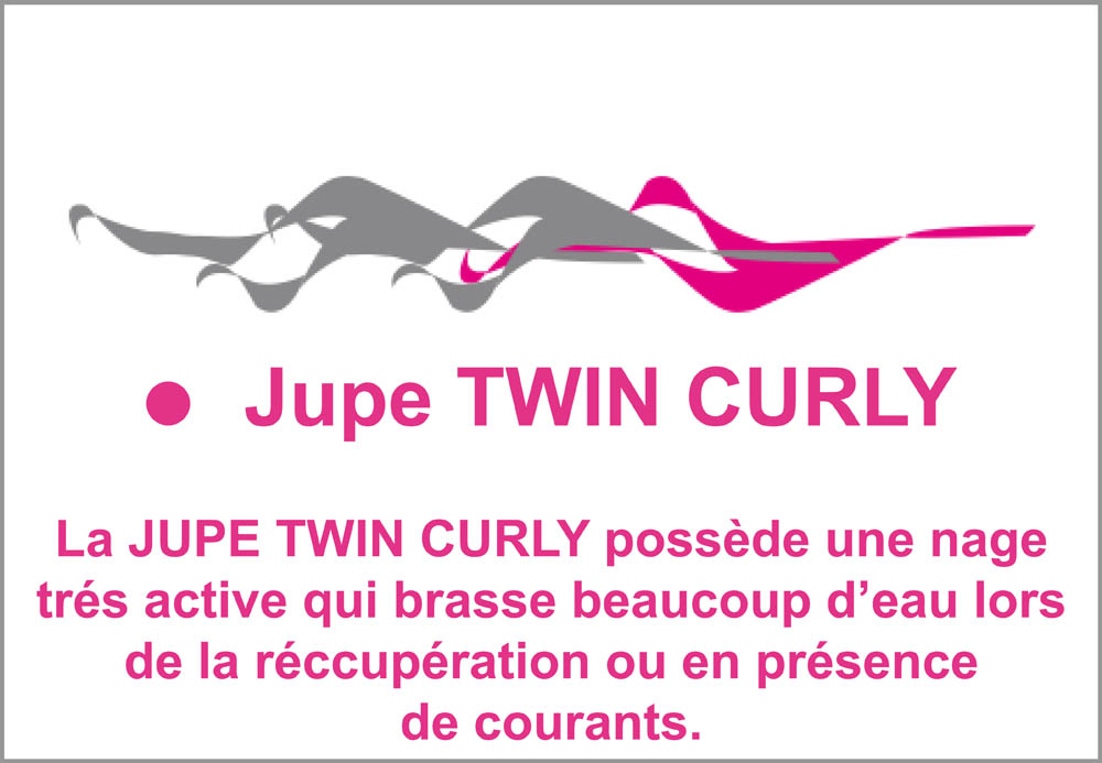 La jupe Double Curly est parfaite pour le madaï Wobbling Fall