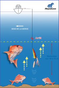 Une simple récupération linéaire de votre Kick Bottom boosté avec une palette suffit pour prendre du poisson ! 