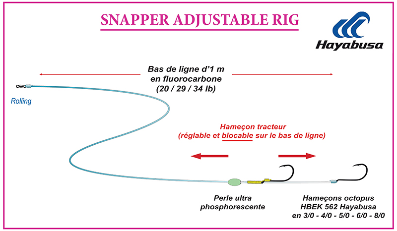 Montage Snapper Adjustable EX304 Hayabusa 